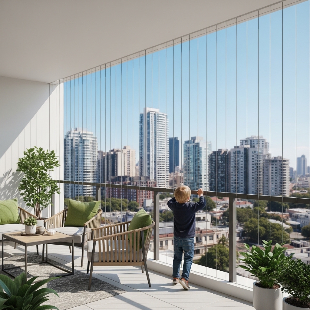 Invisible Grill Price in Danapur | Balcony & Window Safety